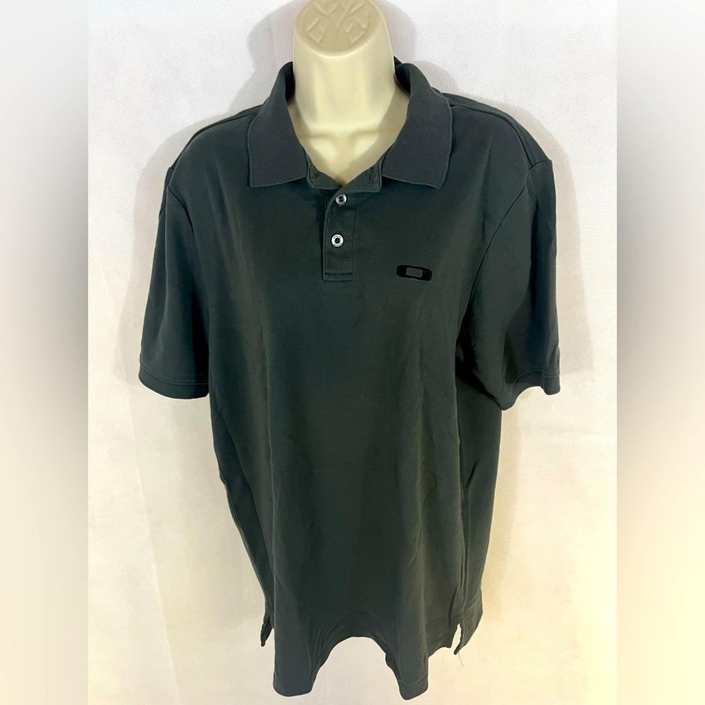 Oakley polo - Grey w/ Black - Men’s Large